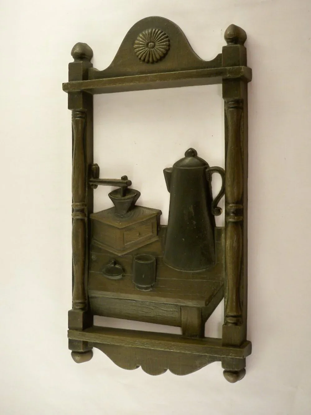 4 Homco Early American Plastic Wall Decor